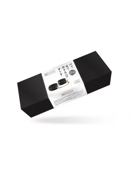 Black Organosilicon Wrist Cuffs Bilincsek - Kötözők LIEBE SEELE