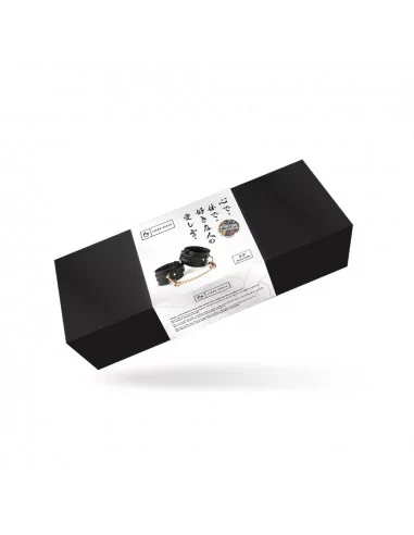 Black Organosilicon Ankle Cuffs Bilincsek - Kötözők LIEBE SEELE