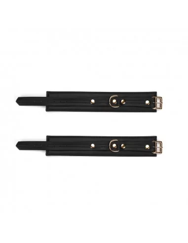 Black Organosilicon Ankle Cuffs Bilincsek - Kötözők LIEBE SEELE