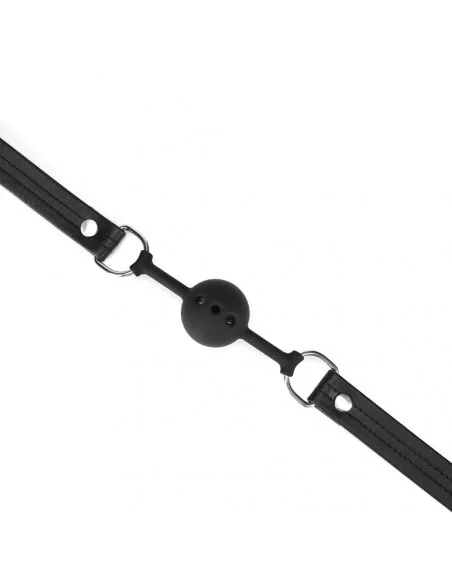 Black Bond Ball Gag Szájpöckök LIEBE SEELE