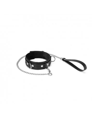 Black Bond Collar with Leash Nyakörv és póráz LIEBE SEELE