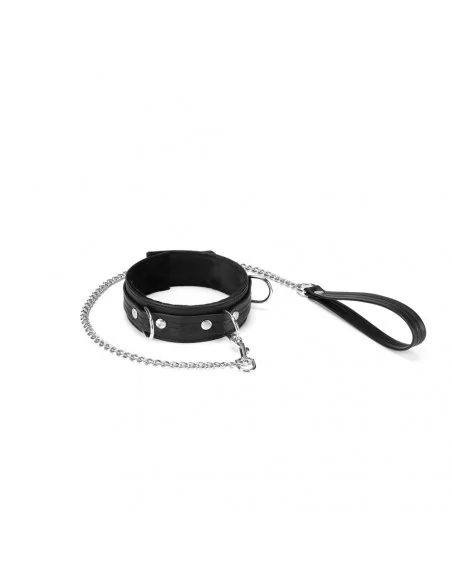 Black Bond Collar with Leash Nyakörv és póráz LIEBE SEELE Black Bond Collar with Leash Nyakörv és póráz LIEBE SEELE