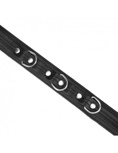 Black Bond Collar with Leash Nyakörv és póráz LIEBE SEELE