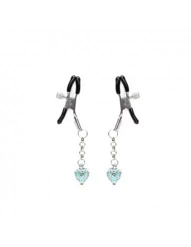 Glow-in-dark Nipple Clamps,Light Blue (2pcs a set) Mellcsipeszek LIEBE SEELE