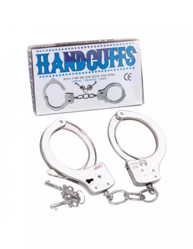 Large Metal Handcuffs With Keys Bilincs Bilincsek - Kötözők Seven Creations