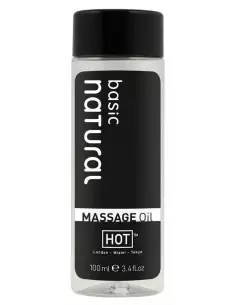 HOT Natural Basic Masszázsolaj 100 ml Masszázsgyertyák és olajok Hot