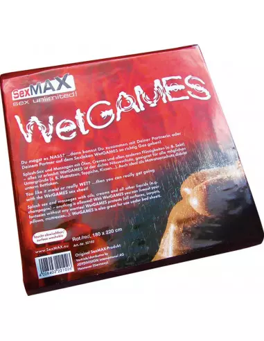SexMAX WetGAMES PVC Ágynemű 180 x 220 cm Vörös Akciós termékek Joydivision