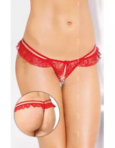 Pántos Tanga 2452 - Vörös M/L Női fehérneműk Softline