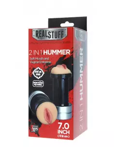 RealStuff 2 in 1 Hummer Mouth & Vagina Maszturbátor Férfi maszturbátorok RealStuff