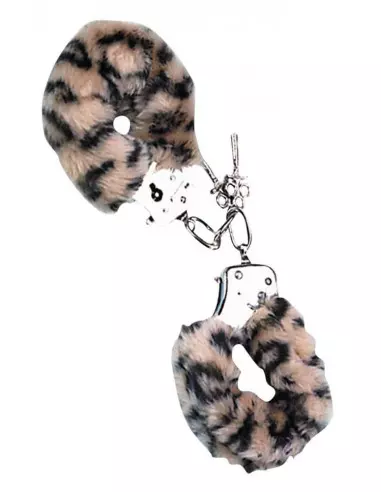 Love Cuffs Leopard Plush Bilincs Bilincsek - Kötözők Nmc