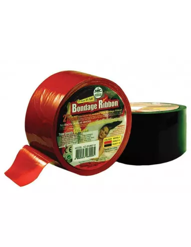 Bondage Ribbon 5cm/18mtr Red Ragasztószalag Bilincsek - Kötözők Nmc