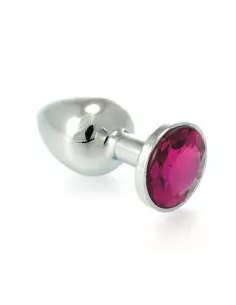 Small Metal With Crystal Red Fenékdugó Fenékdugók Rimba