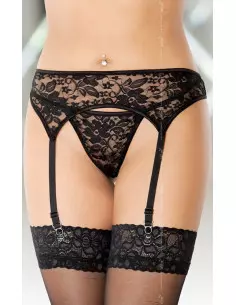 Garterbelt 3310 black/ M/L Harisnyák - Harisnyatartók Softline