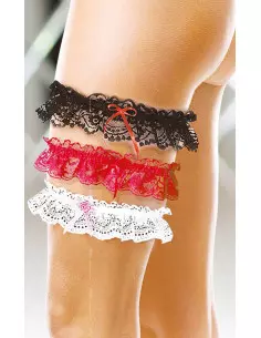 Garter 7401 white/ SL Harisnyák - Harisnyatartók Softline