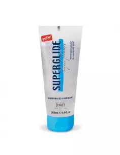 HOT Superglide Liquid Pleasure - Vízbázisú Síkosító 200 ml Vízbázisú síkosítók Hot