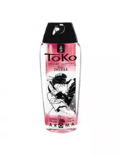 Toko Aroma Vízbázisú Síkosító Champagne Stawber 165ml Vízbázisú síkosítók Shunga