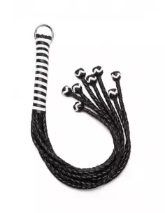8 Tail Polish Leather Flogger 22 inch Korbács Korbácsok - Pálcák - Paskolók Devil Sticks