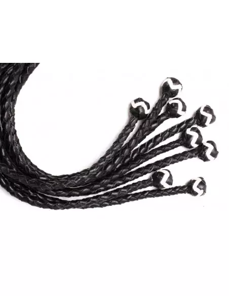 8 Tail Polish Leather Flogger 22 inch Korbács Korbácsok - Pálcák - Paskolók Devil Sticks