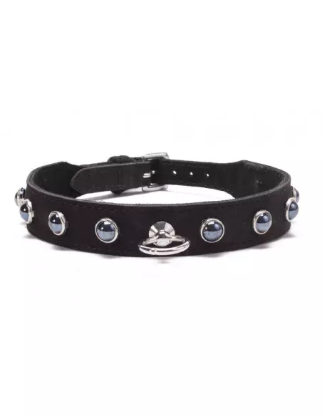 Octane Crystal Collar Black Nyakörv Nyakörv és póráz Devil Sticks