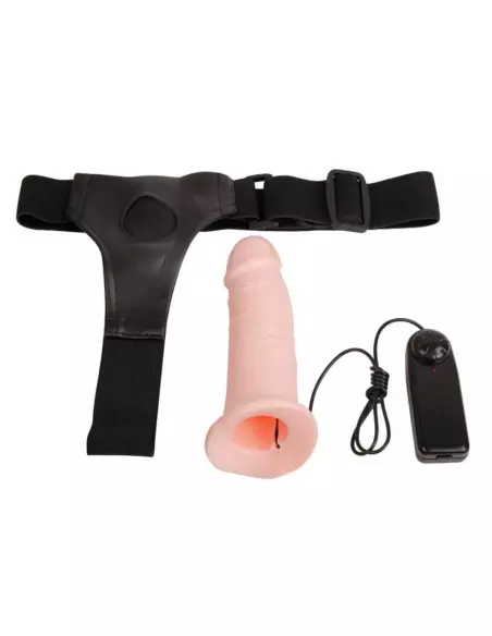 Hollow Strap-on with Vibration Felcsatolható Dildó Felcsatolható eszközök Debra