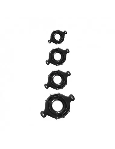 Renegade Vitality Rings Black Péniszgyűrű Péniszgyűrűk - Mandzsetták NS Toys