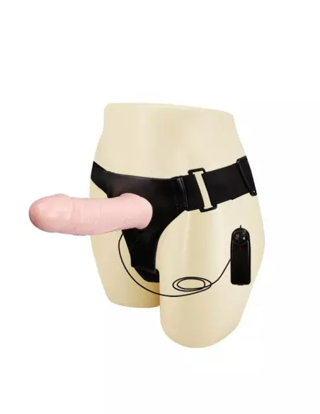 Hollow Strap-on with Vibration Felcsatolható Dildó Felcsatolható eszközök Debra