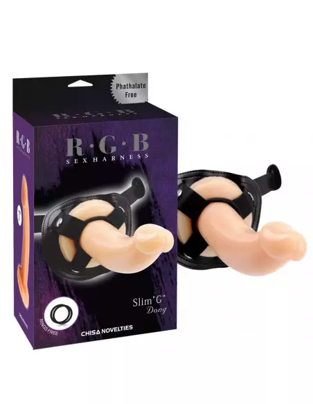RGB Slim "G" Dong Felcsatolható Dildó Felcsatolható eszközök Chisa Novelties