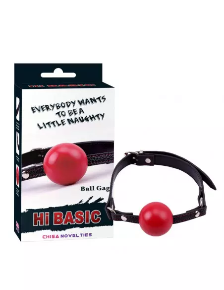 Red Ball Gag Szájpecek Szájpöckök Chisa Novelties