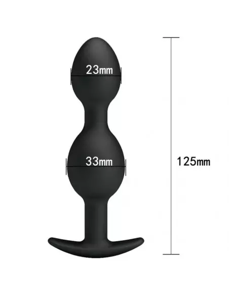 Pretty Love Heavy Balls Silicone 3 Fenékdugó Fenékdugók Pretty Love
