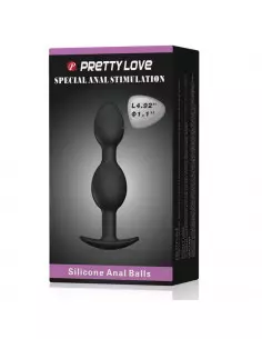 Pretty Love Heavy Balls Silicone 3 Fenékdugó Fenékdugók Pretty Love