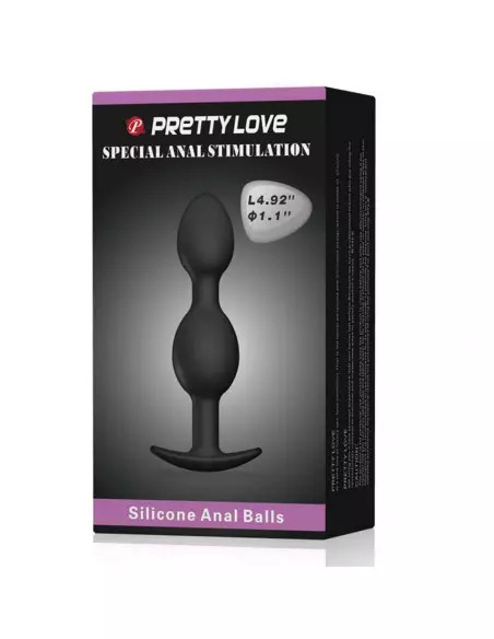 Pretty Love Heavy Balls Silicone 3 Fenékdugó Fenékdugók Pretty Love