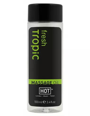 HOT Massageoil tropic - fresh 100 ml Masszázsgyertyák és olajok Hot