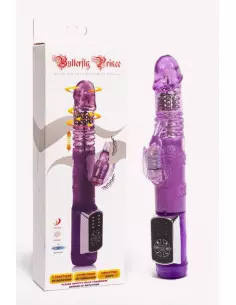 Butterfly Prince Rabbit Vibrátor Purple Nonfiguratív vibrátorok Debra