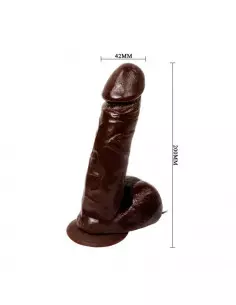 Realistic Male Cock Flesh Vibrátor Realisztikus vibrátorok Debra 2