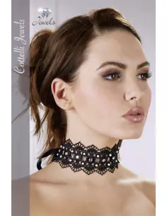 Csipkés Nyakpánt Kövekkel Erotikus kiegészítők Orion - Cottelli Collection