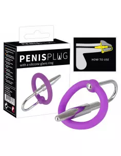 Penis Plug + Silicone Glans Ring Hugycső Tágító Kiegészítők You2Toys