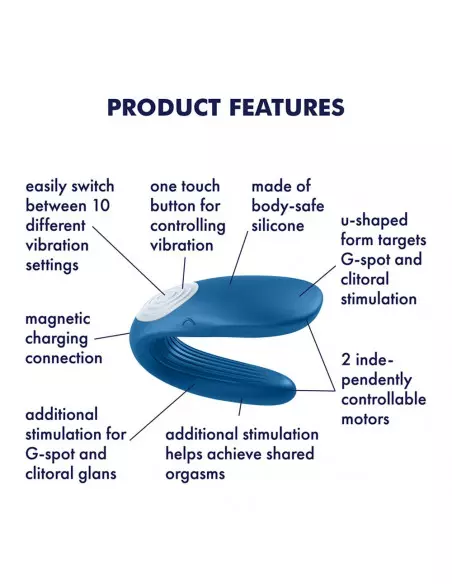 Double Whale Csiklóizgató Csiklóizgatók Satisfyer Double Whale Csiklóizgató Csiklóizgatók Satisfyer