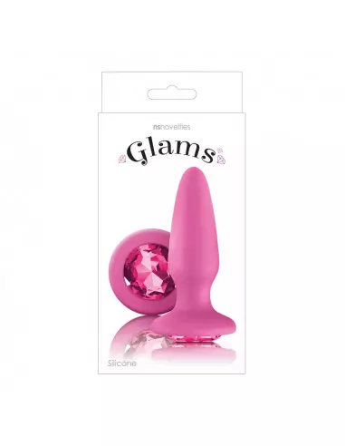 Glams Pink Gem Fenékdugó Fenékdugók NS Toys