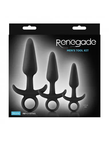 Renegade Men's Tool Kit Black Fenékdugó Szett Szettek (segédeszközök) NS Toys