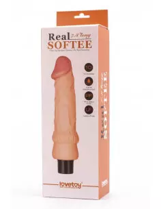 7.8" Real Softee Dildo Vibrátor 2 Realisztikus vibrátorok Lovetoy