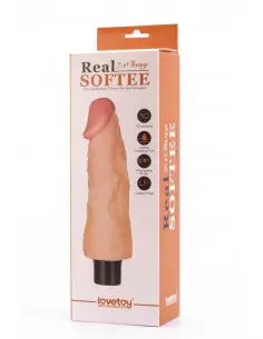 7" Real Softee Dildo Vibrátor 1 Realisztikus vibrátorok Lovetoy