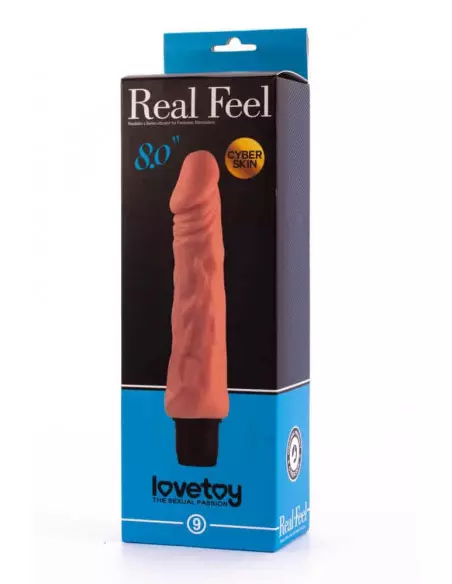 8'' Real Feel Cyberskin Vibrátor Realisztikus vibrátorok Lovetoy