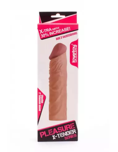 Pleasure X-Tender Penis Sleeve 3 Péniszköpeny Péniszköpenyek - Hosszabítók Lovetoy