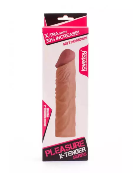 Pleasure X-Tender Penis Sleeve 3 Péniszköpeny Péniszköpenyek - Hosszabítók Lovetoy