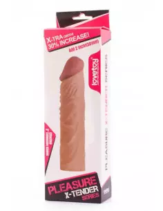 Pleasure X-Tender Penis Sleeve 3 Péniszköpeny Péniszköpenyek - Hosszabítók Lovetoy