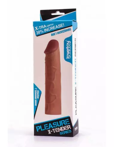 Pleasure X-Tender Penis Sleeve 1 Péniszköpeny Péniszköpenyek - Hosszabítók Lovetoy