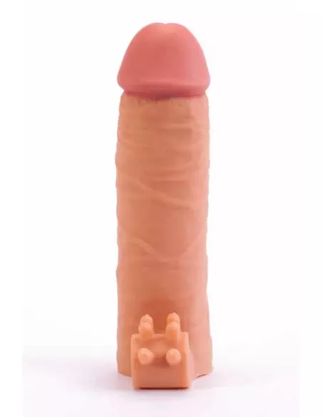 Pleasure X-Tender Vibrating Penis Sleeve 1 Péniszköpeny Péniszköpenyek - Hosszabítók Lovetoy