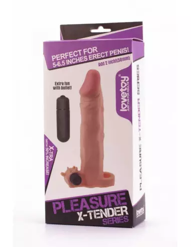 Pleasure X-Tender Vibrating Penis Sleeve 3 Péniszköpeny Péniszköpenyek - Hosszabítók Lovetoy