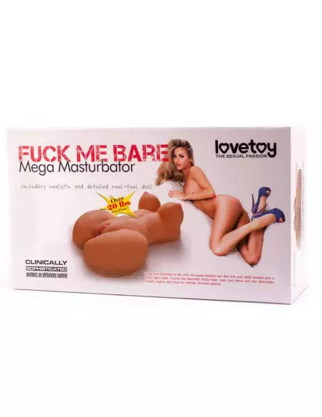 Fuck Me Bare Mega Maszturbátor Férfi maszturbátorok Lovetoy