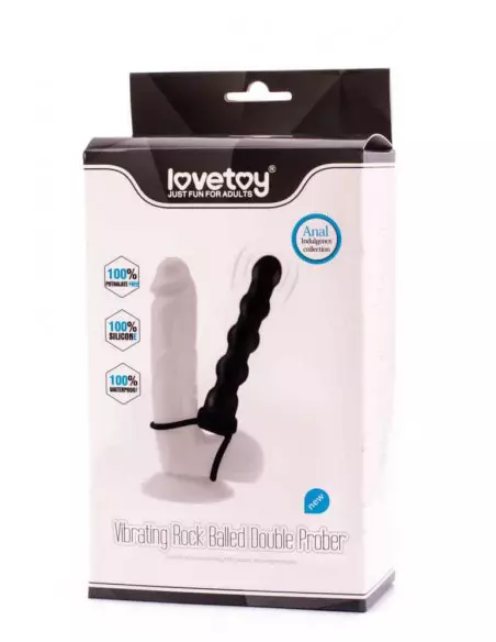 Vibrating Fantasy Double Prober Felcsatolható Dildó Felcsatolható eszközök Lovetoy